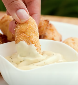 Croquetas de pollo y queso